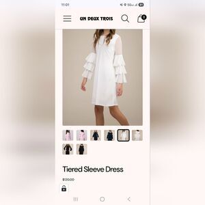 Un Deux Trois Dress Girls SIZE 12 NWT